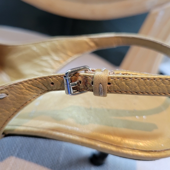 FENDI Selleria GOLD kitten heels - Picture 13 of 13